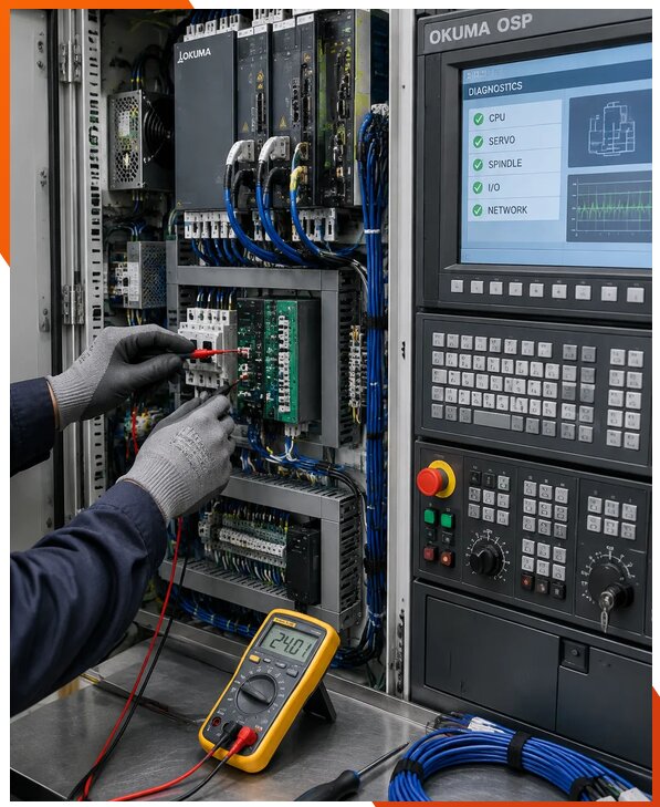 Ремонт систем ЧПУ Okuma OSP в Невинномысске